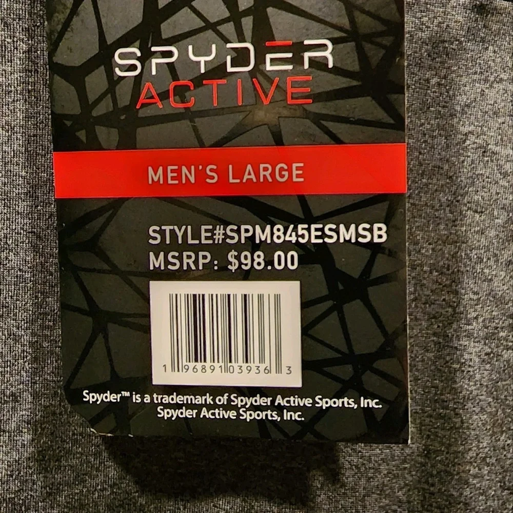 Spyder Stretch Jersey Active Sweatshirt/Hoodie - Picture 5 of 6